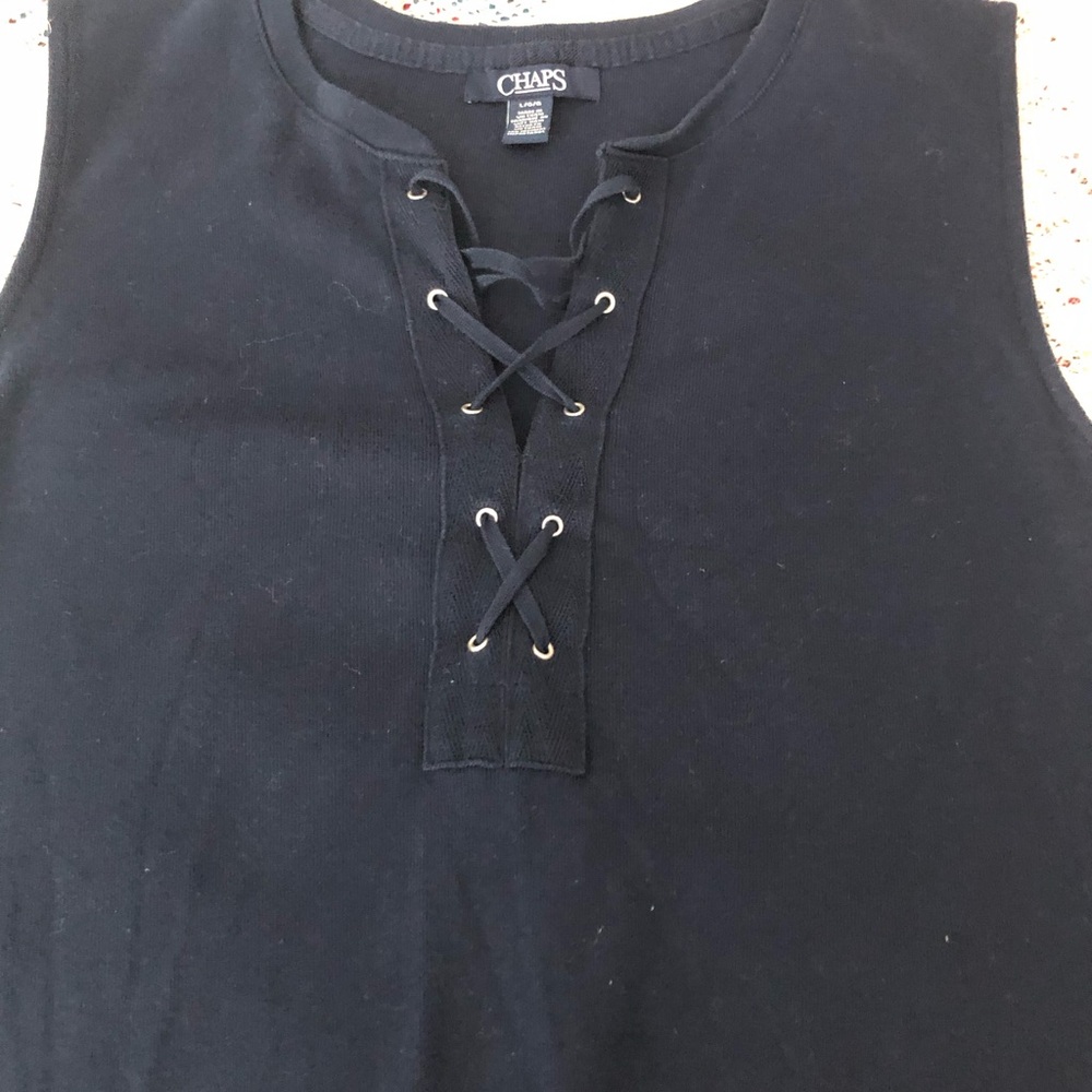 Chaos tank top dress- Navy blue